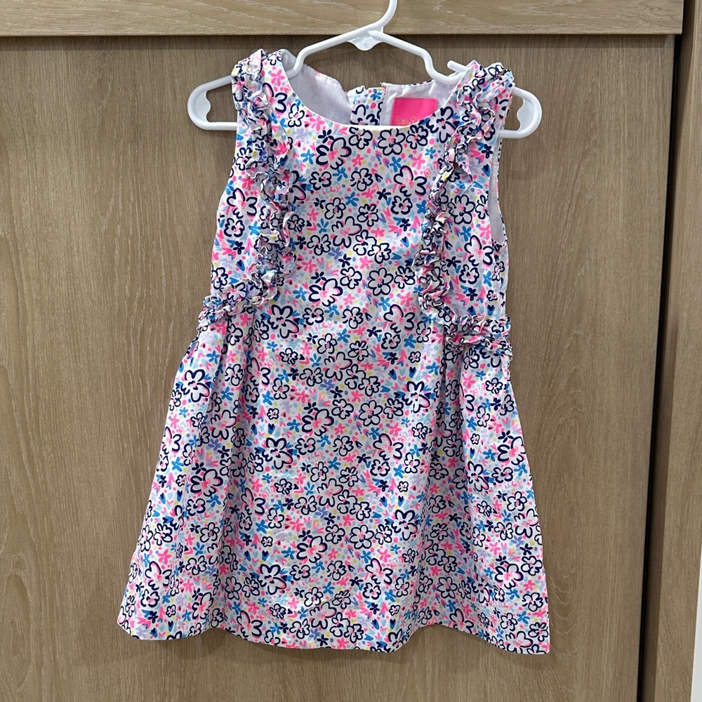 Lily Pulitzer 4T - Floral Pink Kids Dress